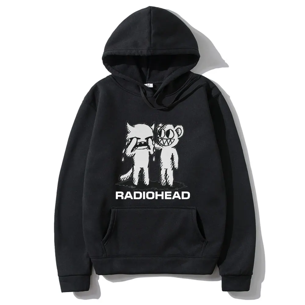 

2022 Radiohead Hoodies Rock Band Punk Anime Print Streetwear Indie Rocks Men Women Oversized Sweatshirts Hoodie Hip Hop Pullover