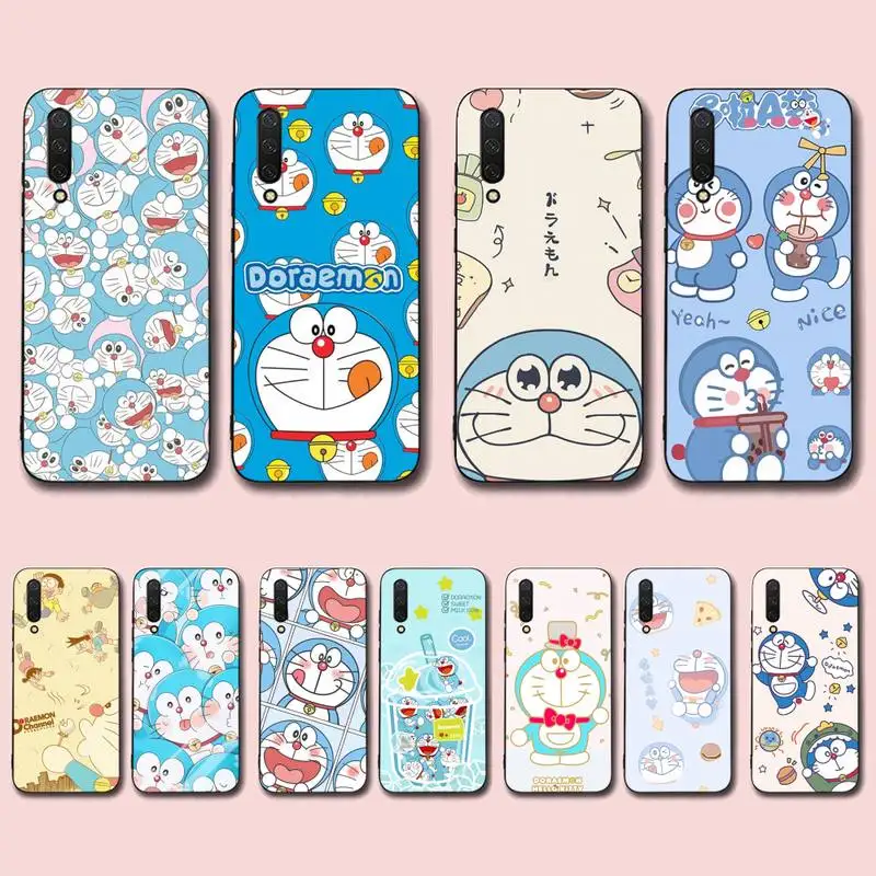 

Cartoon Doraemon Phone Case for Xiaomi mi 5 6 8 9 10 lite pro SE Mix 2s 3 F1 Max2 3