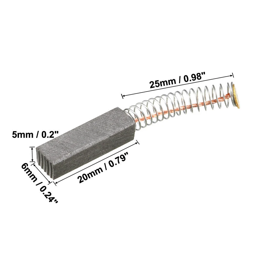 

Щетки угольные для циркулярных пил, 20x6x5 мм, 2 шт.