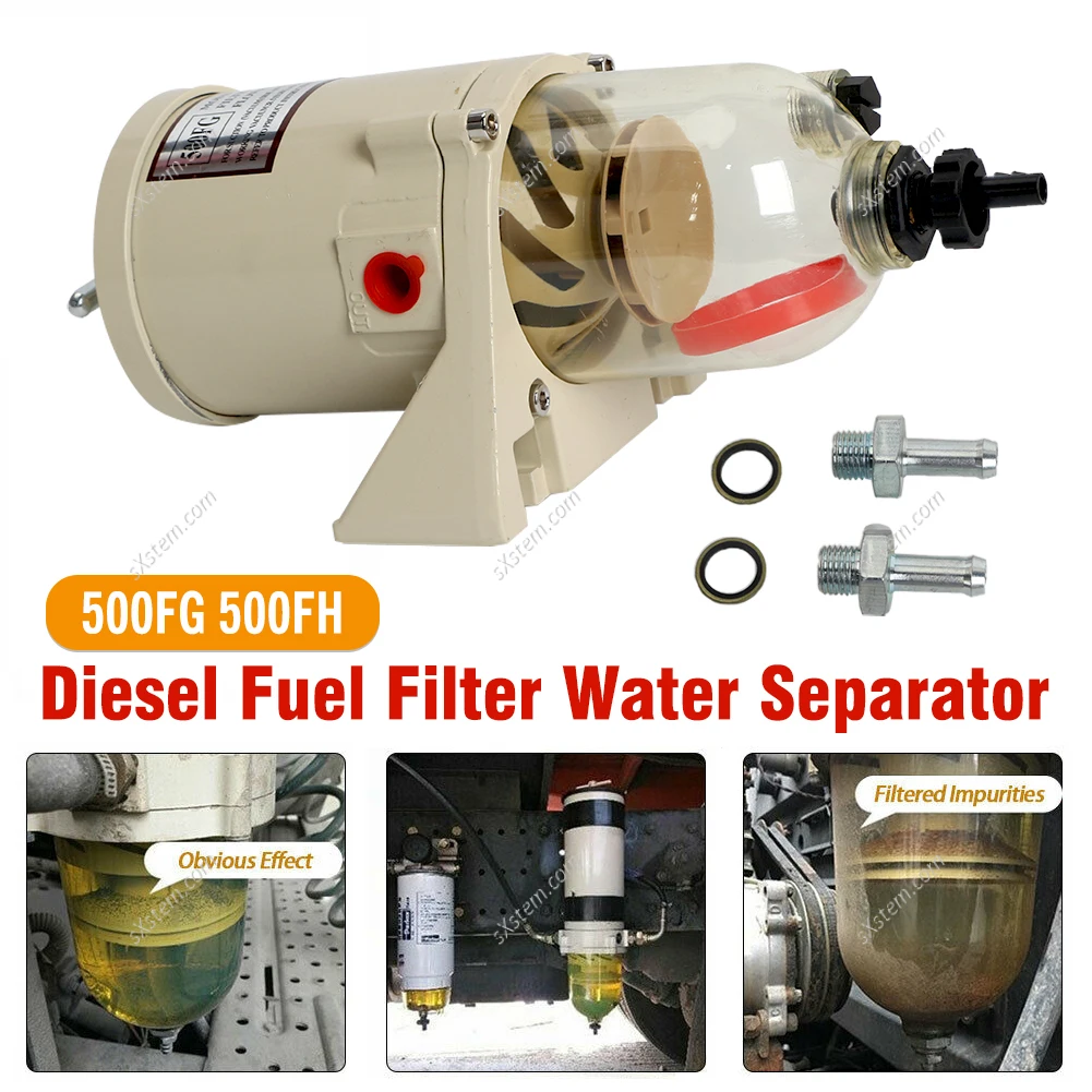 

500FG 500FH Engine Oil Water Separator Diesel Fuel Filter Marine Boat Trucks Boat Marine 2010PM Assembly Suitable For Parker