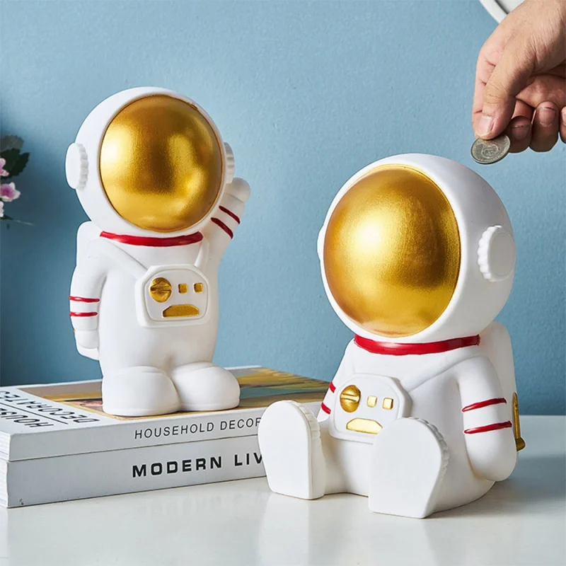 

astronaut large Children toy gift Home Decor Money box Savings box for coins piggy bank for notes Piggy bank children coin boxes