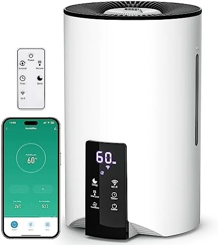 

for Bedroom Large Room Home, 4L Cool Mist Humidifier for Smart App & Voice Control, Fill Essential Oil Diffuser for Baby and