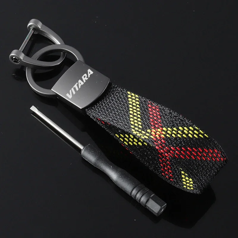 Автомобильный брелок из ткани Оксфорд для ключей Vitara Alto Swift Liana вагон седан SX4 Jimny