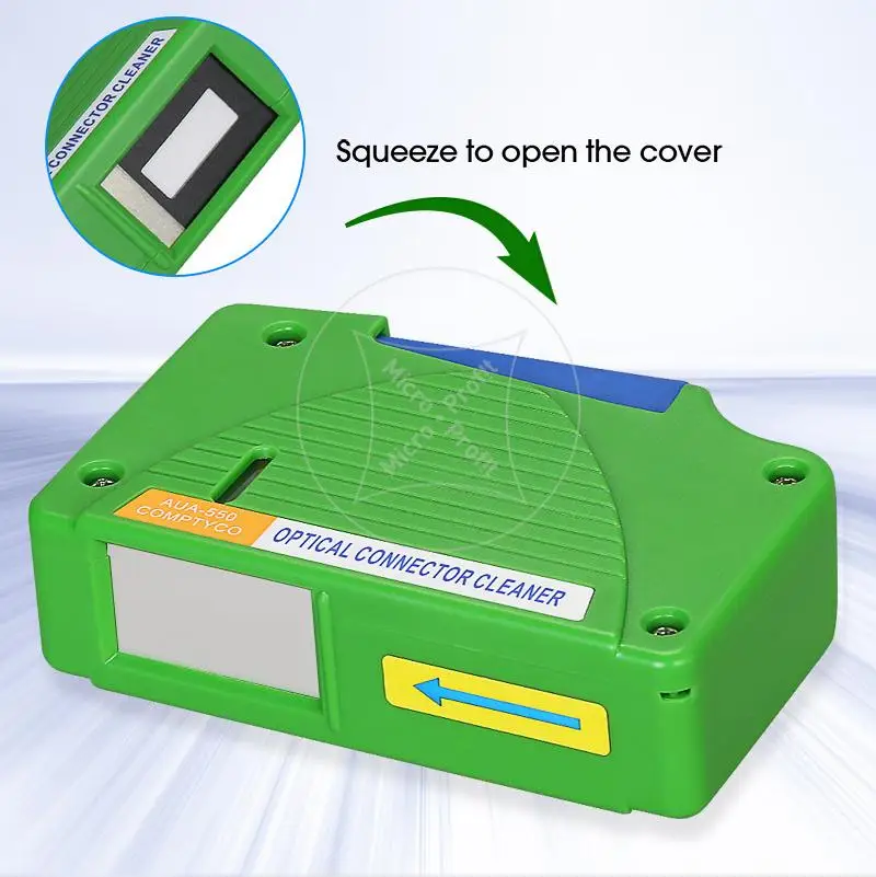 Коробка для очистки концевой поверхности волокна средство косички кассеты