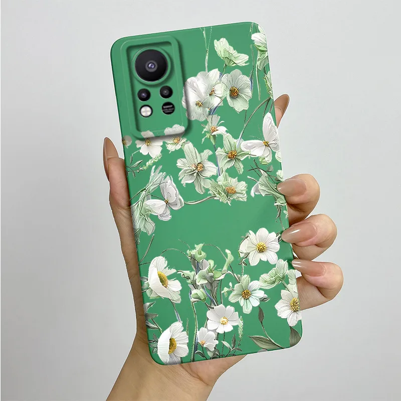 Мягкий чехол для Infinix Hot 11s NFC X6812B модный силиконовый защитный с рисунком Hot11sNFC 11sNFC