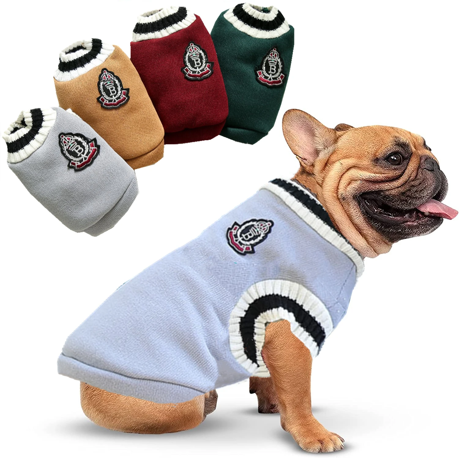 Winter Pet Sweater Cute Dog Cat Peach Clothes Method Corgi Schnauzer Teddy  Keep Warm Trend Designer Dog Clothes Plush Peach - AliExpress