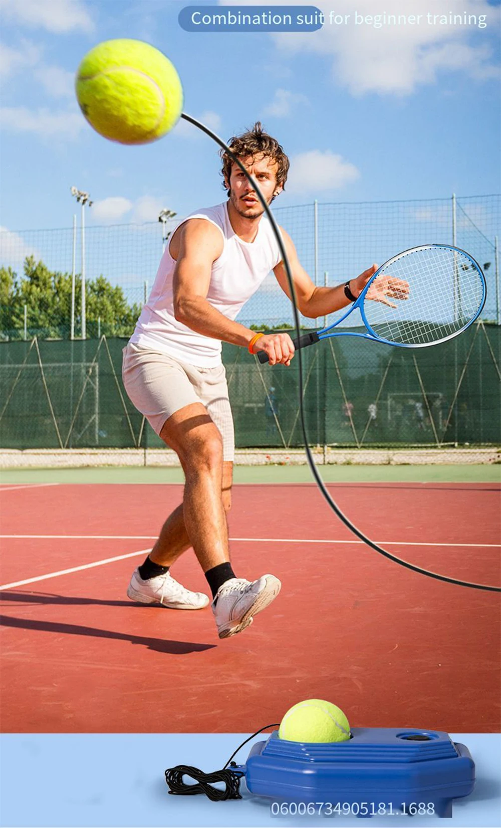 

Children's single tennis training beginner training set outdoor tennis