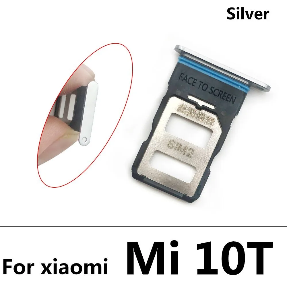 2 шт. лоток для Sim-карты Xiaomi Mi 10 Lite 10T / Pro |