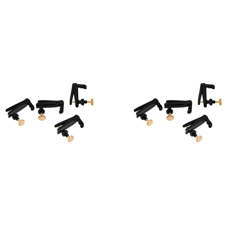 

8Pcs Violin Fine Tuner Adjuster With Copper Plating Screws For 3/4 4/4 Size Violin Accessories