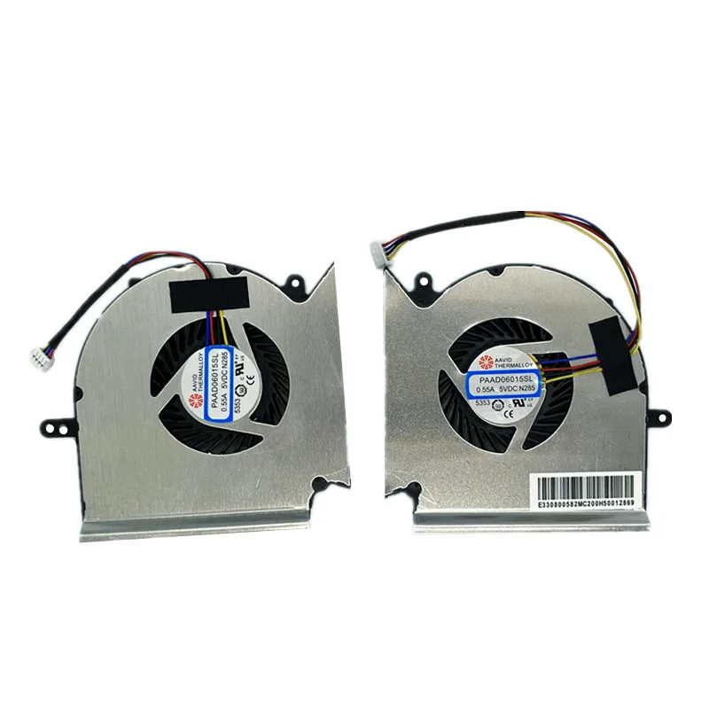 

New CPU Cooling Fan for MSI GE63 GP63 GL63 GE63VR GE73 GE73VR GP73 GL73 Laptop Fan PAAD06015SL-N417 N384 DC 5V 0.55A