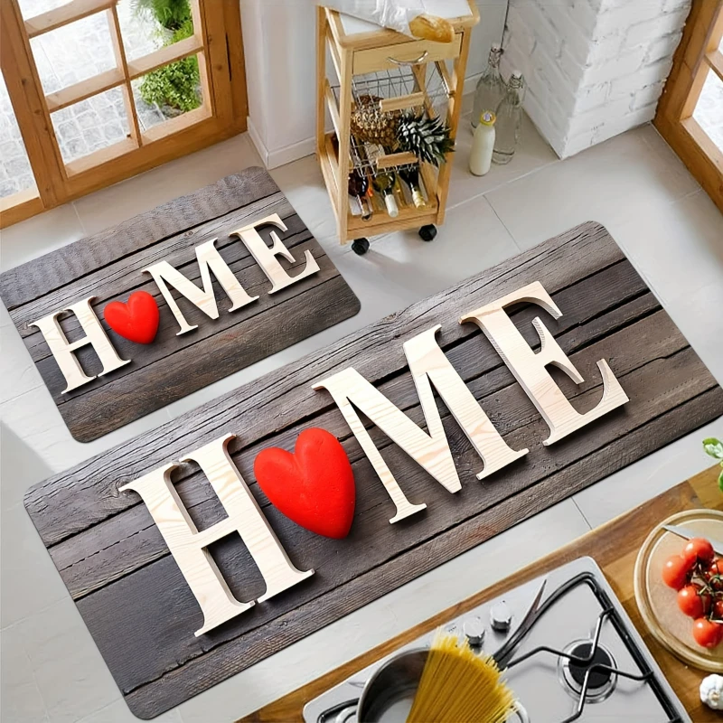 Кухонный коврик с принтом в виде алфавита рандомный ковер Домашний Декоративный