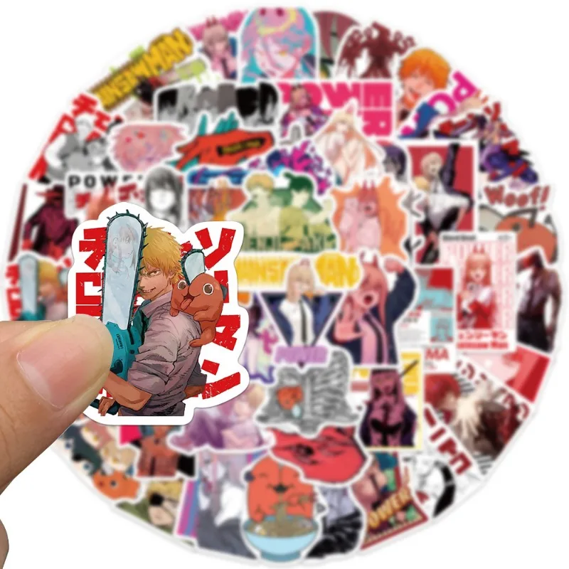 50 шт. японское аниме бензопила граффити Мультяшные наклейки украшение