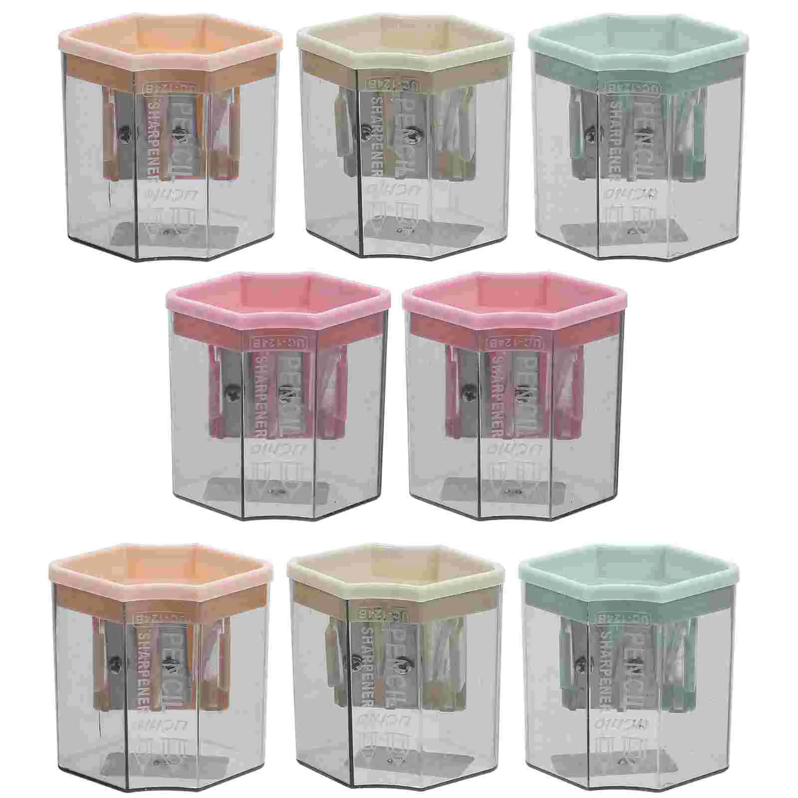 

8Pcs Hand Sharpeners Students Manual Sharpeners Convenient Sharpeners Kids Accessory
