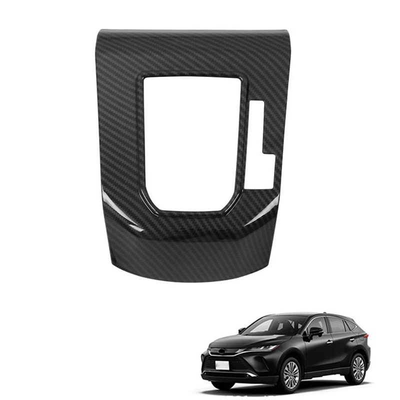 

ABS Carbon Fiber Car Gear Shift Panel Frame Protector Cover Trim Sticker For Toyota Raize 2022 RHD
