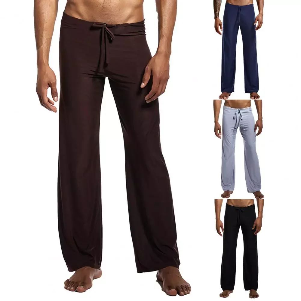 

Sleeping Pants Casual Summer Pants Solid Color for Sports Trendy Quick Dry