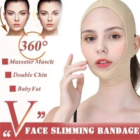 3d v face breathable infrared bandage firming lifting facial sculpting double chin half face thin face beauty mask