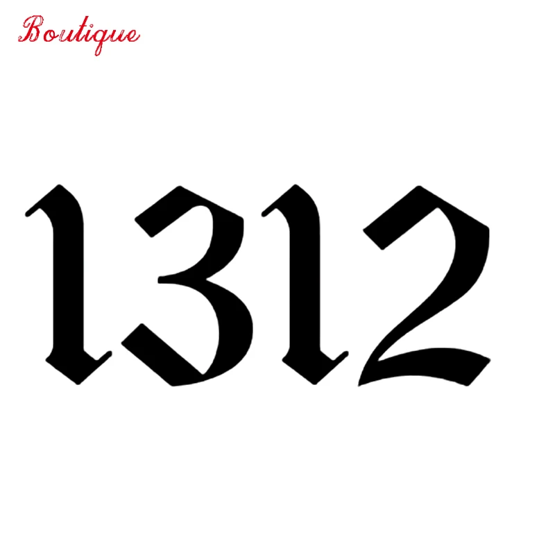 

Jpct car interesting vinyl No. 1312 reflective waterproof sticker on the rear window of truck bumper 15cm * 6cm