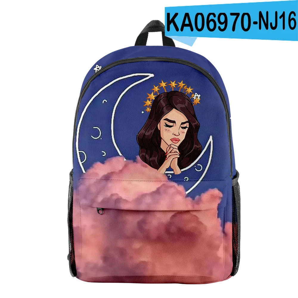

Cartoon Creative Lana Del Rey 3D Print Student School Bags Boys Girls Travel Bags Oxford Waterproof Notebook Shoulder Backpacks