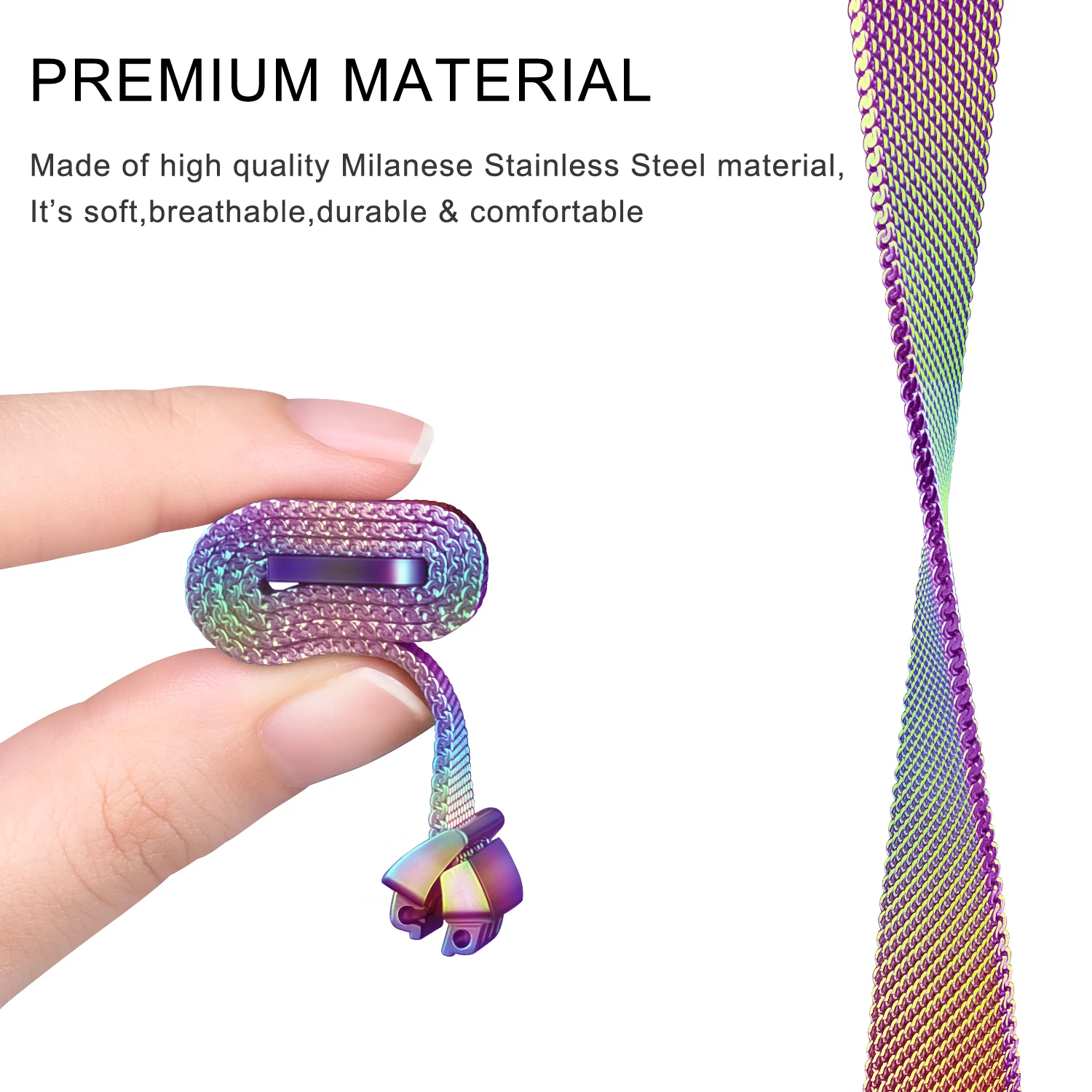 For Fitbit Inspire Band Strap Metal Milanese Magnetic Watchband Wristband Band For Fitbit Inspire Correa Smart Watch Strap