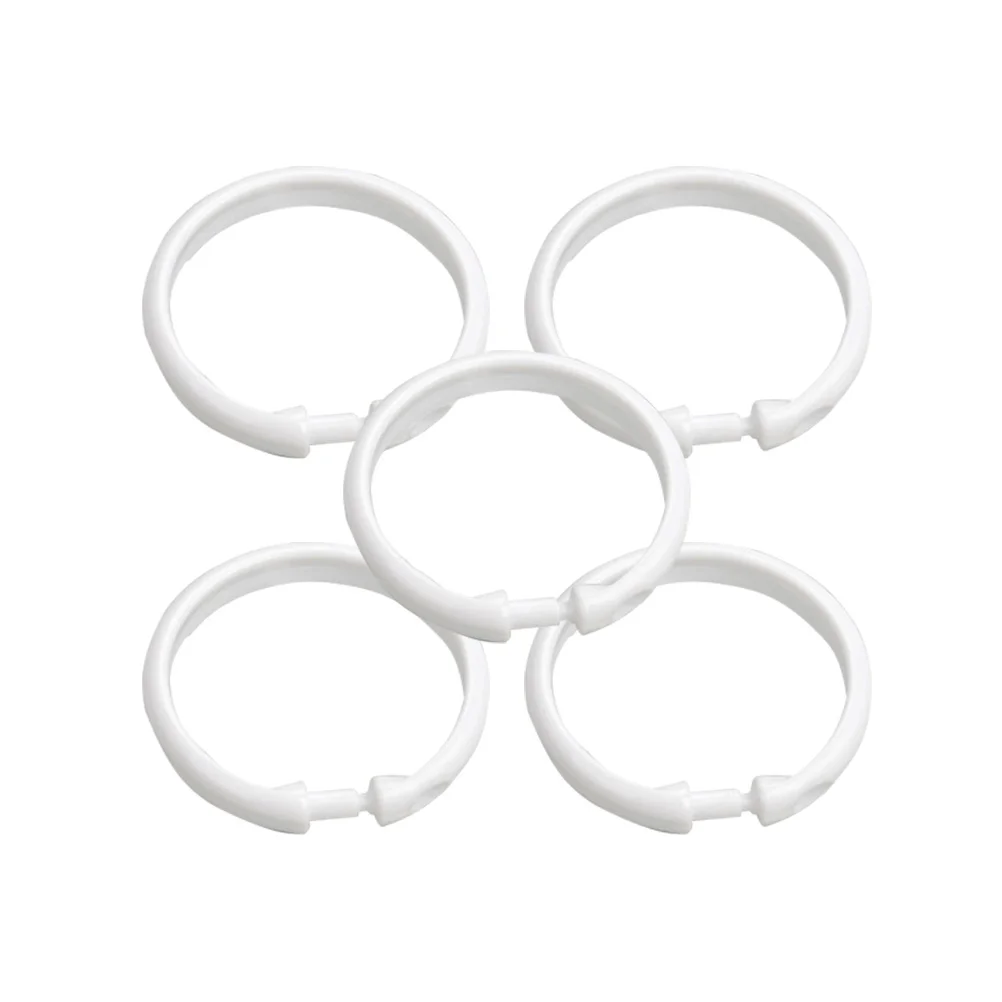 

Curtain Rings Shower Drape Ring Eyelet Bath Hooksdrapery Grommet Sliding Curtains Hook Rod Hanger Rods Loop Clip Hangers Window