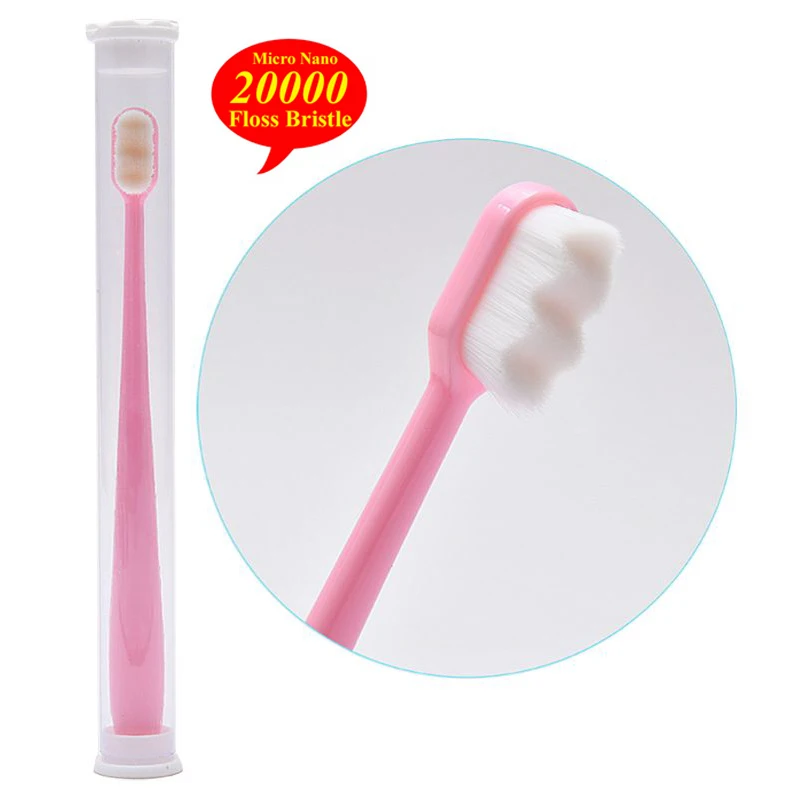 

1/2/3pcs Soft Toothbrush Nano Hotel Tooth Brush Whitening Kids Adults Oral Care Portable Travel disposable For Sensitive Teeth