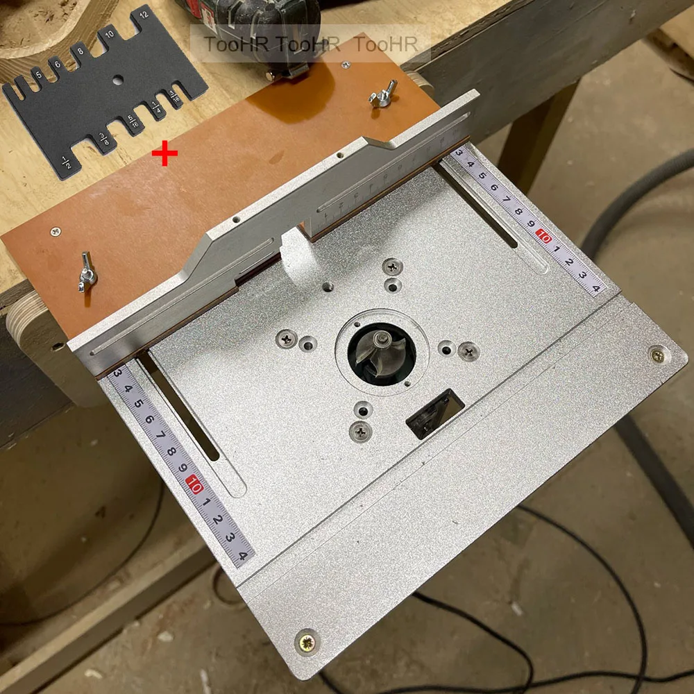 

Фрезерная вставка, манометр, пила, деревообработка, древесина с направляющей для торцов, фрезерная электрическая настольная доска, Настольная флип-штангенциркуль