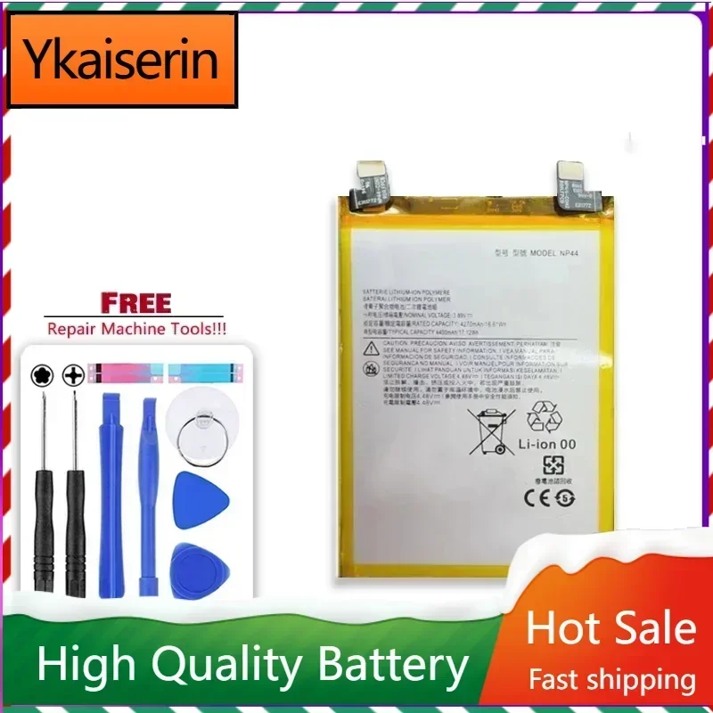 Аккумулятор NP44 емкостью 4400 мАч для MOTOROLA Moto S30pro S30 Pro XT2243-2 X40 XT2301-5 PF46 Мобильные