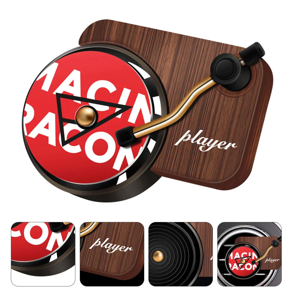 

Record Shape Car Air Freshener Aromatherapy Clip Mini Perfumes Auto Purifier
