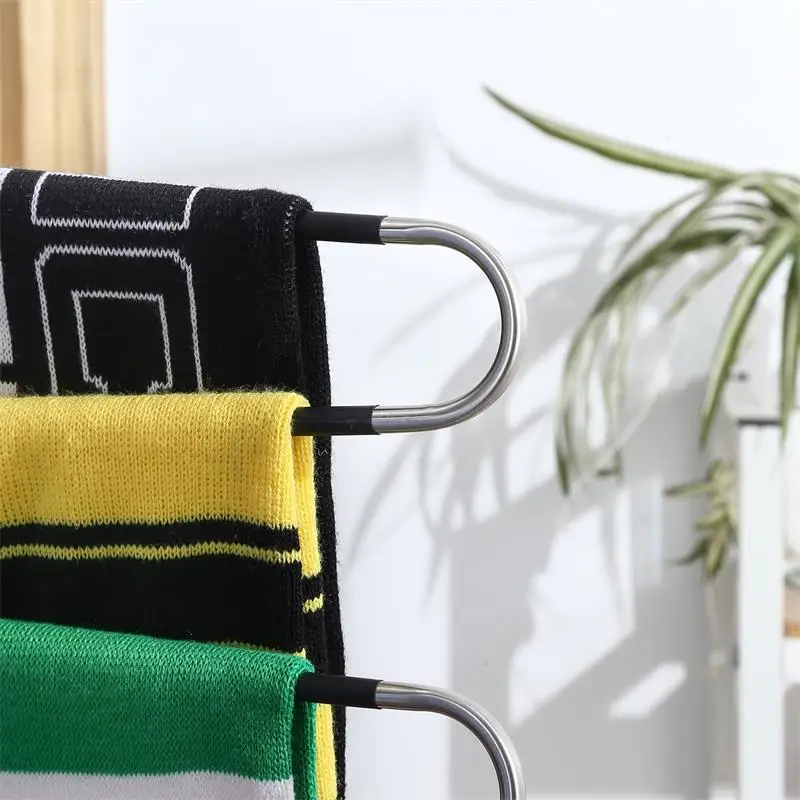 1 Шт. Подвесная Вешалка Для Брюк Из Нержавеющей Стали Многослойная