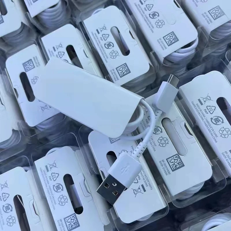 

1000Pcs Type C Cable For Samsung S20 S21 Xiaomi Redmi Fast Charging Wire USB-C Charger Mobile Phone Type-C Cord Cable