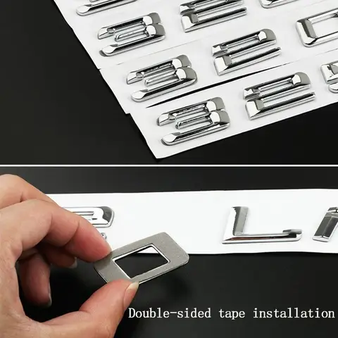 Автомобильная 3D наклейка на багажник из АБС-пластика с надписью логотипом эмблемой наклейка для BMW 5 серии 520i 525i 528i 530i 535i 540i E39 E60 E61 F10 F11 G30