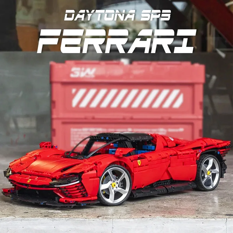 

В наличии 2022 классические 3778 шт. техническая феррированная Daytona SP3 42143 модель суперкара строительные блоки игрушка для мальчика девочки пода...