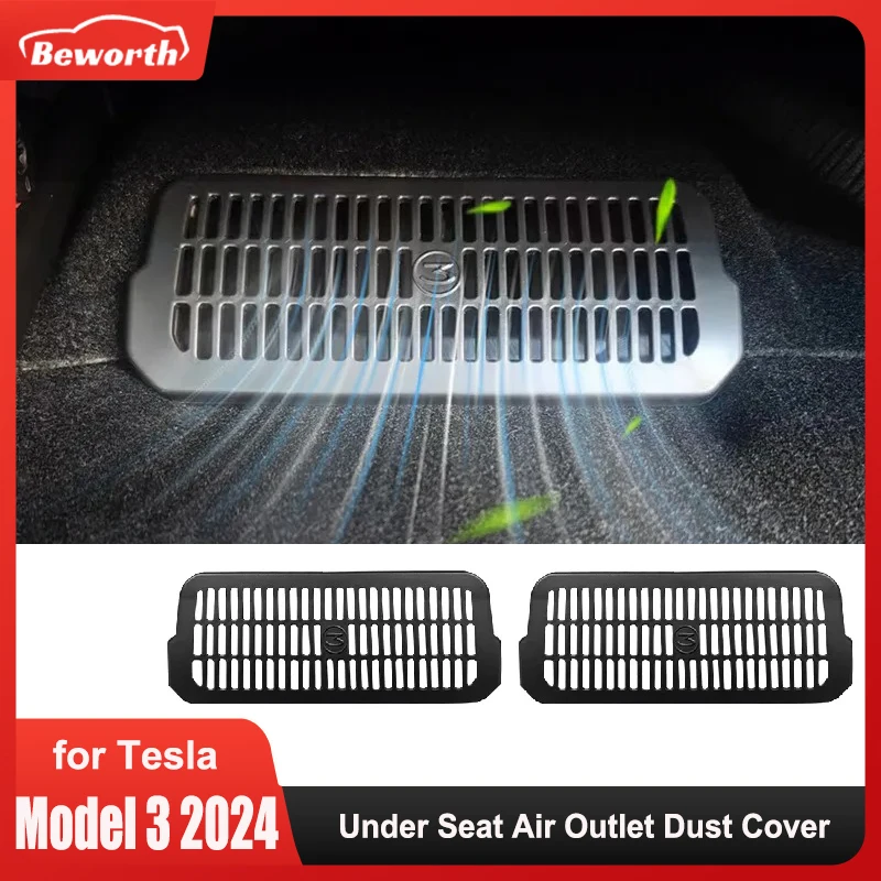 2 шт. защитный чехол для вентиляционного отверстия Tesla Model 3 2024