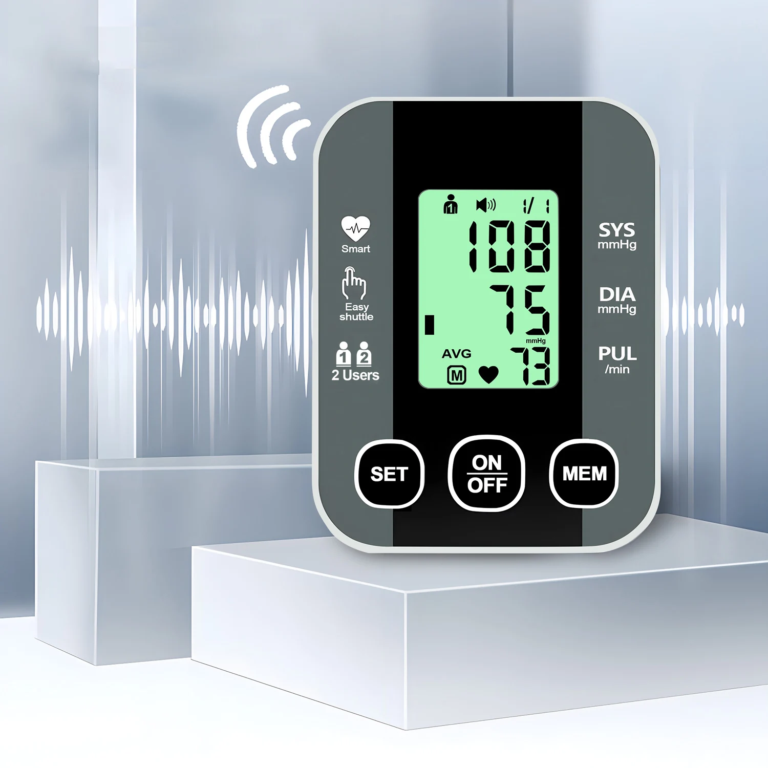 Цифровой монитор артериального давления Alextrasza автоматический тензиометр