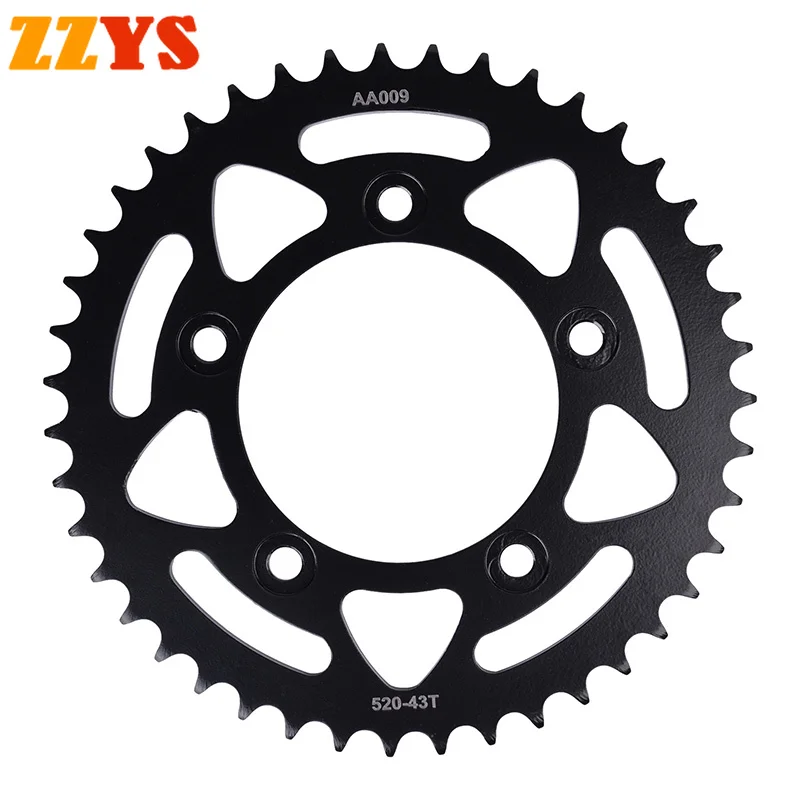 520 39T 43T 46T зубчатая Задняя звездочка шестеренка Звездная кулачка свободное колесо