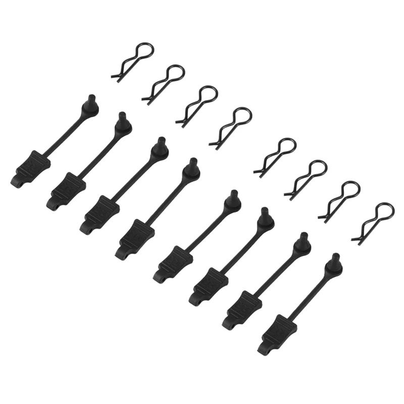 

8Pcs Rubber Body Clip Retainer Shell Fixed Buckle Lock AR390165 For ARRMA 1/10 Senton Granite Typhon Big Rock RC Car