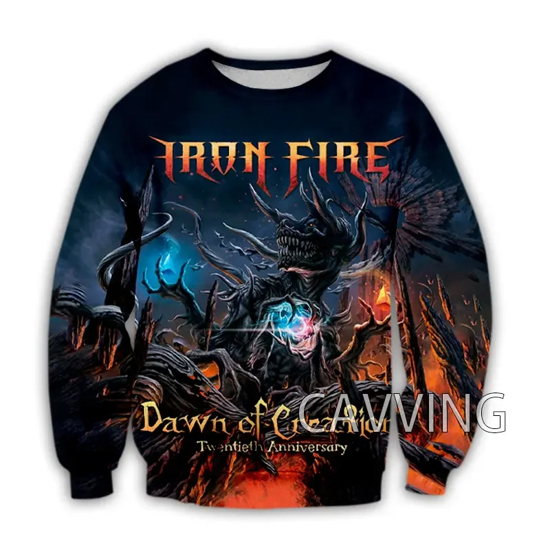 Свитшот с длинным рукавом для мужчин и женщин Модный свитшот 3D-принтом железного