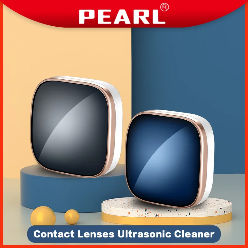 

Pearl Contact Lenses Ultrasonic Cleaner Mini High Frequency Vibration Home Appliance Vacuum Super Sonic Portable Washing Machine