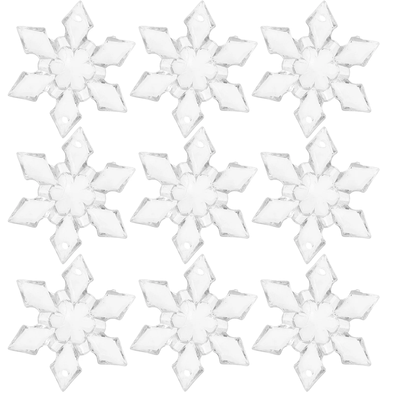 

Xmas Tree Snowflake Pendants Christmas Ornaments Supplies Party Props Decorations