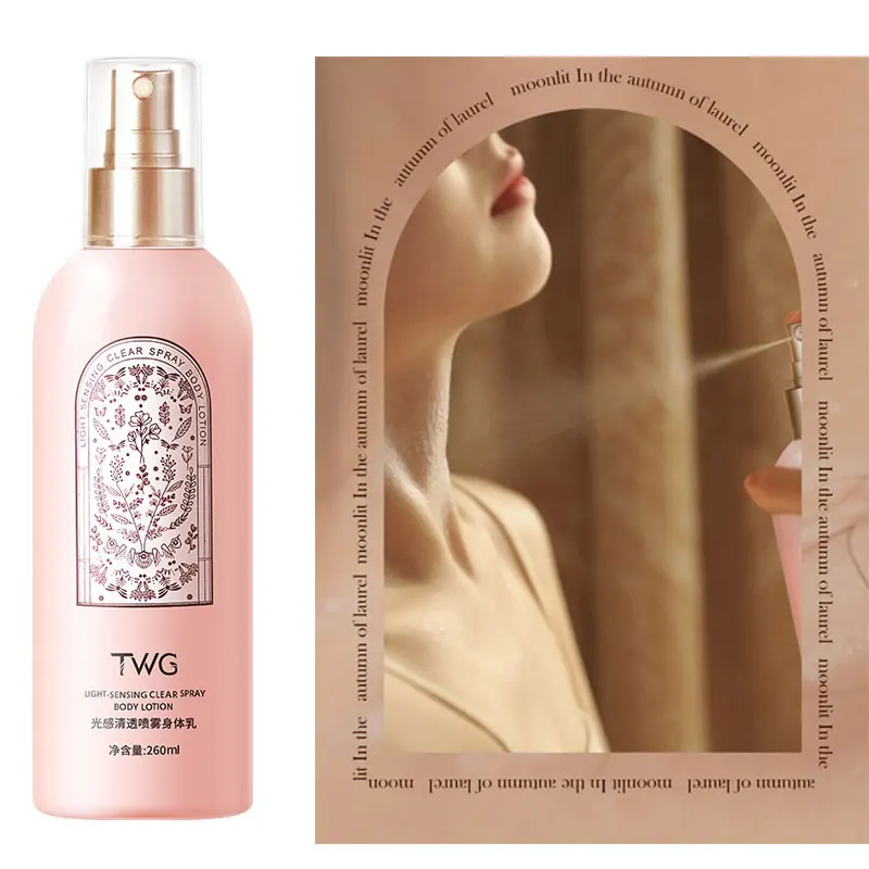 260ml Light Sense Is Clear Body Lotion Spray Moisturizing Nourishing Body Whole Hydrating Moisturizing Lotion Body V4N