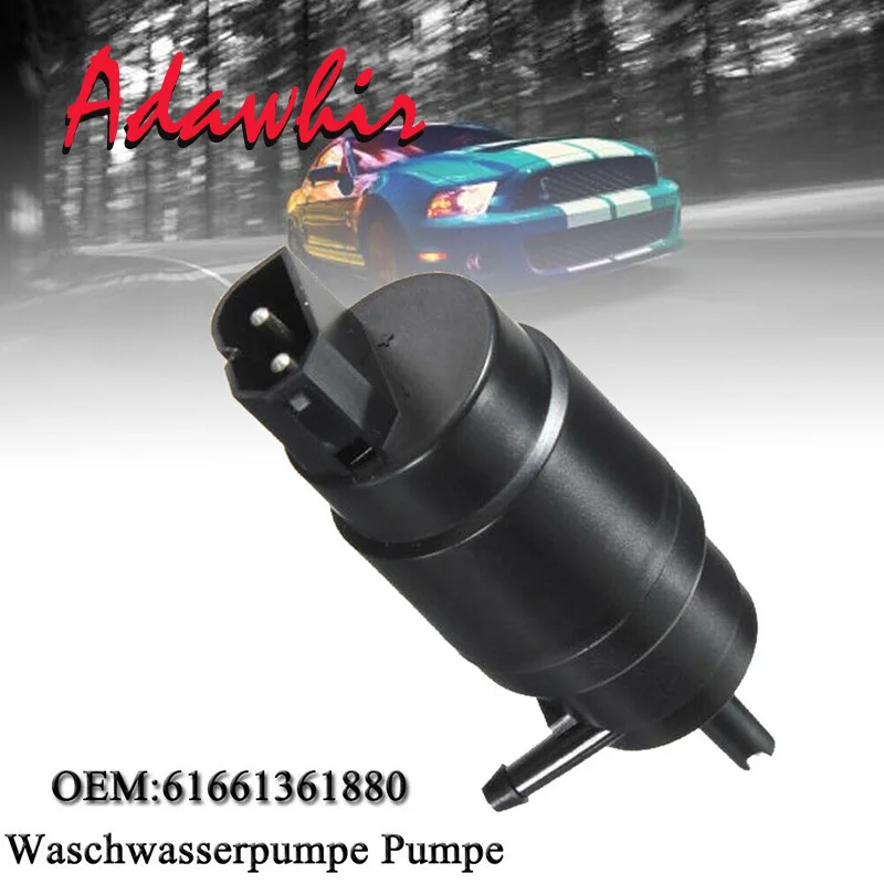 

Windshield Washer Pump For BMW E36/E39/E46/E53/E60/E65 318is 540i 535i 850i 850Ci 740iL 320i 61668360614 61661380068