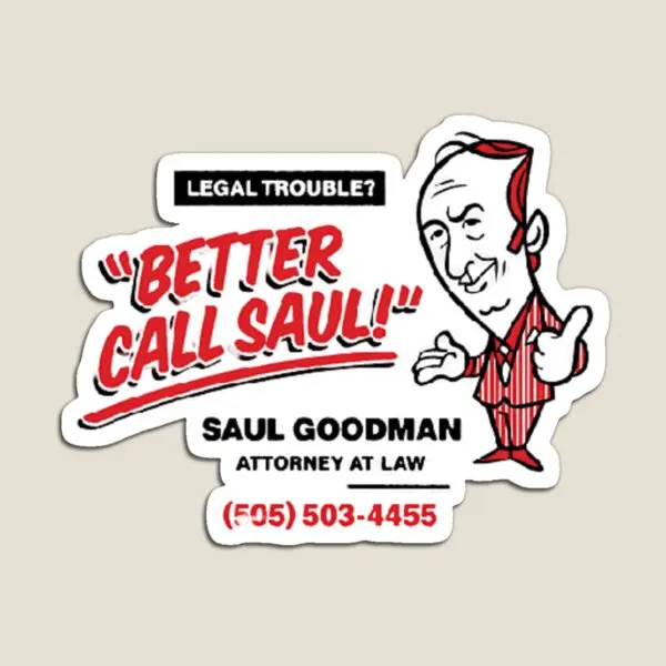 Магнит Better Call Saul Saul Goodman Breaki, детский держатель, детская красочная игрушка, декор для органайзера на холодильник, домашний милый забавный магнитный (art.: 3920d15264709) - 3920d15264709