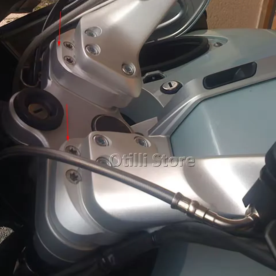 Серебряная подставка руля для BMW R1200RT R1150RT R1100RT R1100R R1150R R 1100 1150 1200 RT R, аксессуары для мотоциклов, запчасти (art.: 3920d38feaffc) - 3920d38feaffc