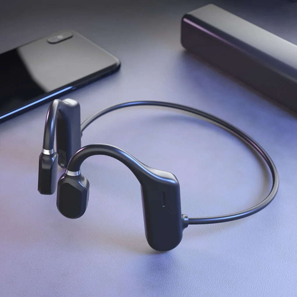 

Новинка 2022, наушники с костной проводимостью, Bluetooth 5.0, беспроводная гарнитура IPX5, водонепроницаемые спортивные наушники, наушники с ушным к...