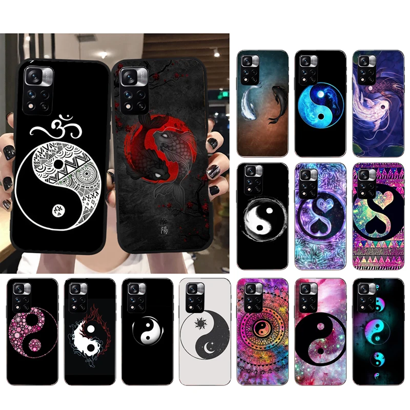 

Phone Case For Xiaomi Redmi Note 12Pro 11 11S 11T Pro 10 9Pro Note10S Redmi 10 9 10C 9C Yin yang art Case