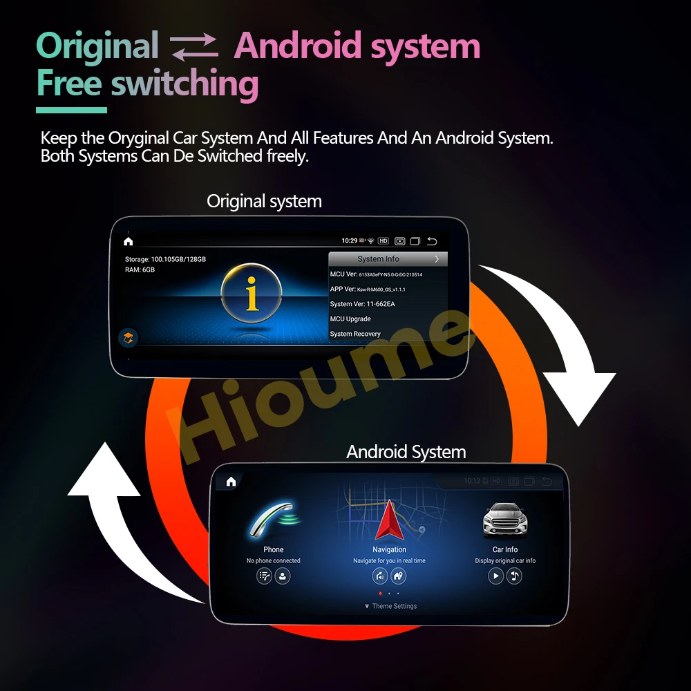 10 2512 5inch snapdragon 6128g android 11 car multimedia player gps for mercedes benz c class w204 w205 v class w638 2008 2021 free global shipping