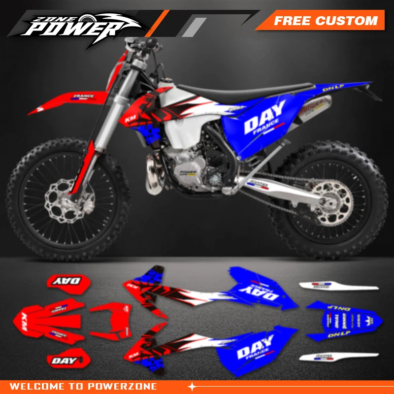 Персонализированные графические наклейки Powerzone Team наборы наклеек для KTM SX SXF 2016 2017