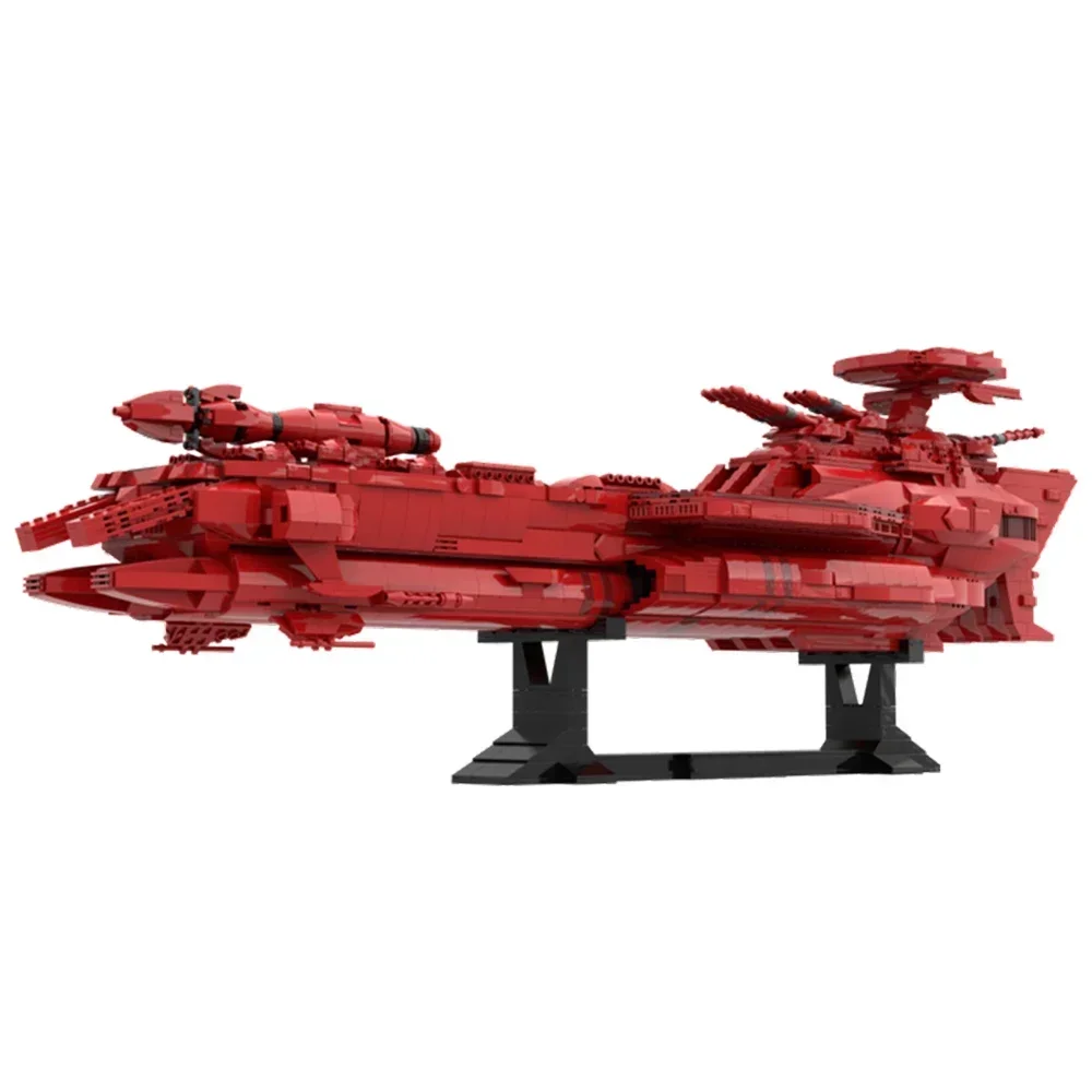 Ekbrick MOC космический батарейный корабль Yamato 2205 модельные кирпичи досула 3-й Набор