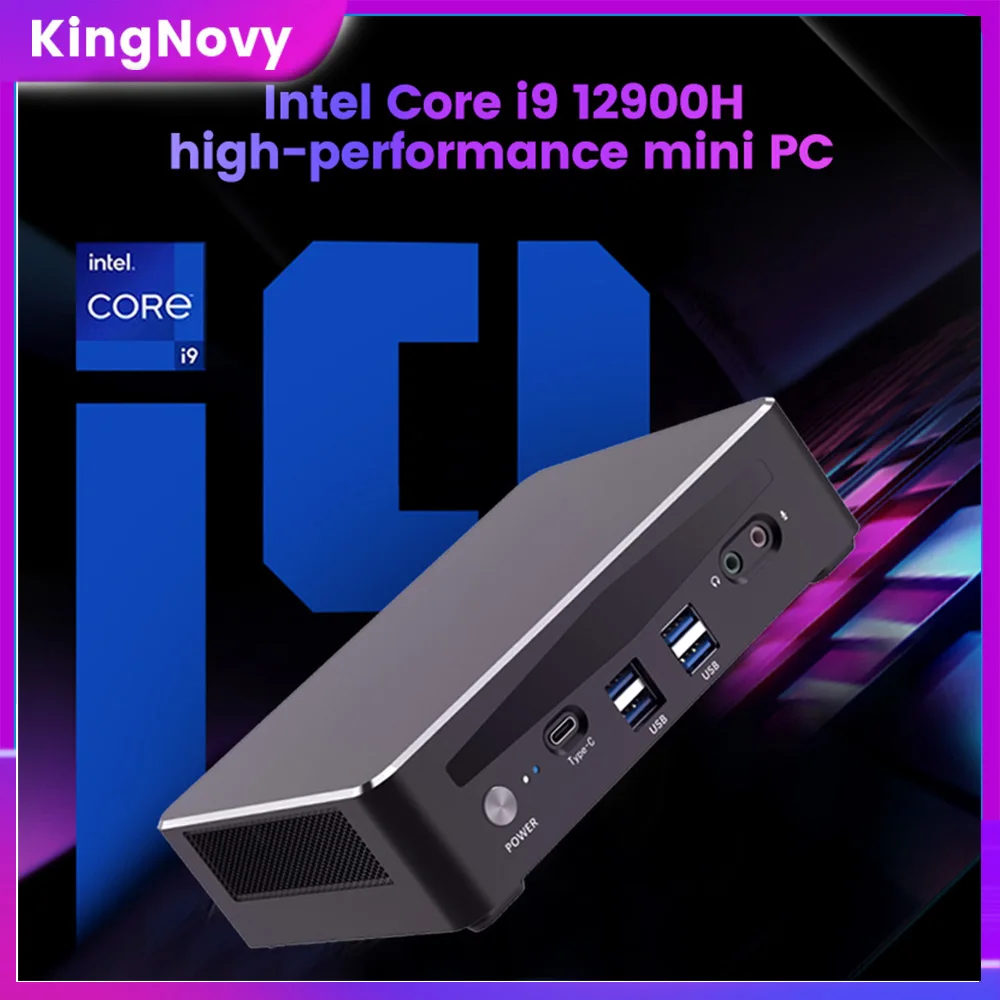 

12th Gen Alder Lake Gaming Desktop Computer Intel i9 12900HK i7 1280P 14 Cores 20 Threads Windows 11 Mini PC 2*NVME 2*LAN WiFi6E