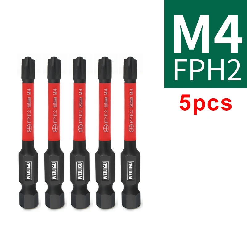 

5/10 шт. магнитная специальная крестовая отвертка, гайковерты FPH2 FPH1 для розетки, электроинструмент электрика 65 мм M3 M4 M5